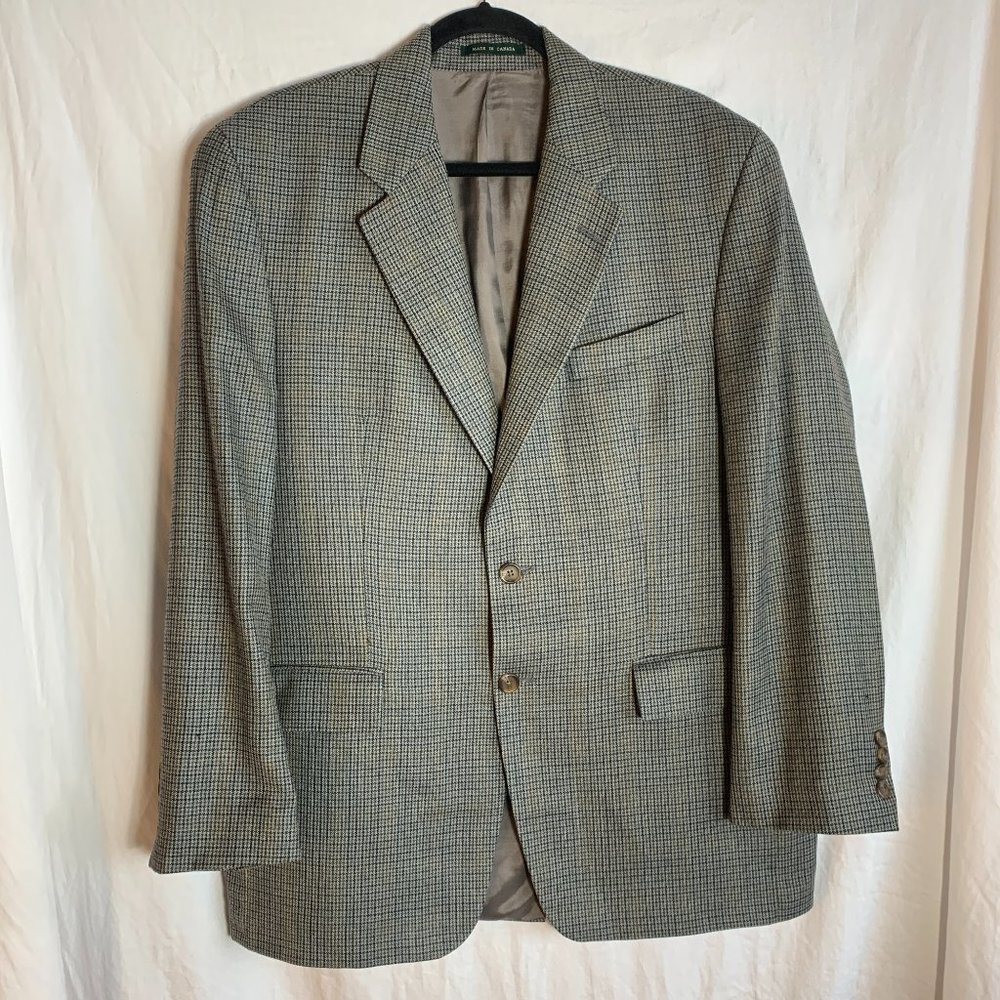 Mens Lauren Ralph Lauren plaid vintage blazer 42Reg.